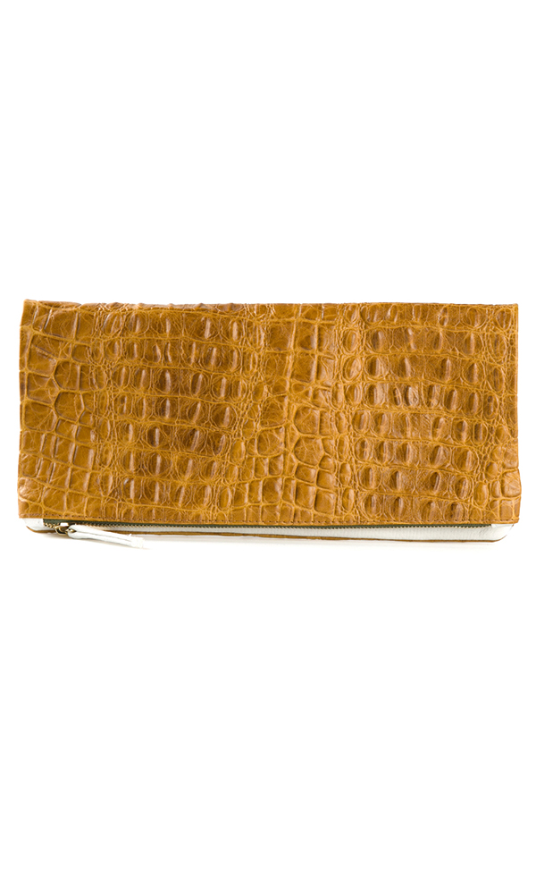 Clare Vivier
Supreme Foldover Clutch
Clare Vivier Supreme Foldover Clutch in Tonal Croc.